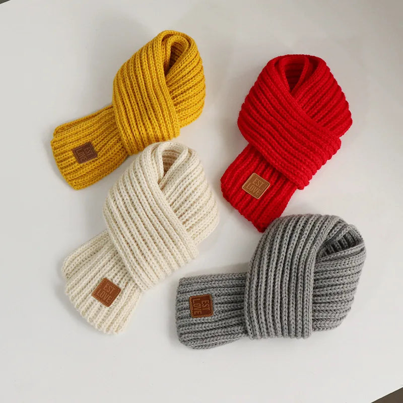 1-12years old Boys Girls Scarf Warm Winter Autumn Kids Collar Scarf Neck Warmer Children Scarf 1-12Y