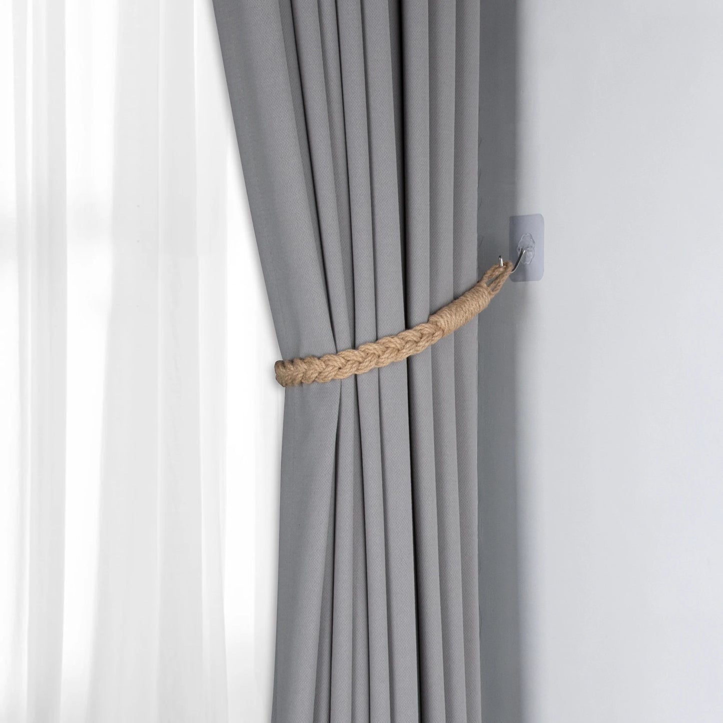 Macrame Curtain Tiebacks Hemp rope weaving Home Decoration Accessories Decorative Curtain Rope  Aurtain  Boho Home Decor