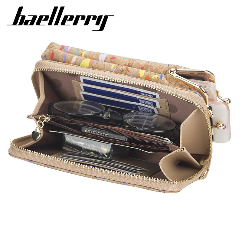 New Women Wallet Hasp Mobile Phone Bag Crossbody Shoulder Bag Zipper Clutch Lady Coin Purse Multi Card Holder Female Handbag