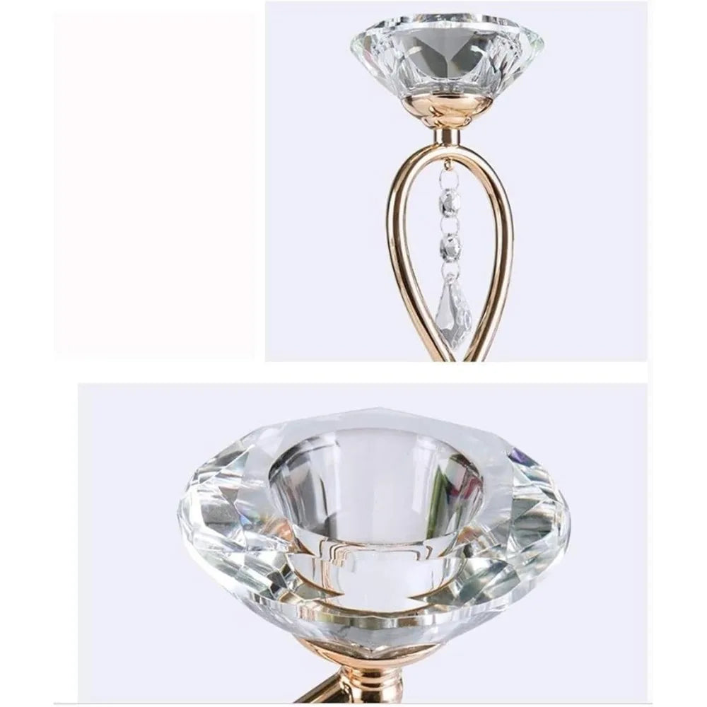 Candle Holder for Dining Table Wedding Decoration Candlelight Dinner Home Decor Centerpieces Chandelier Holders & Accessories