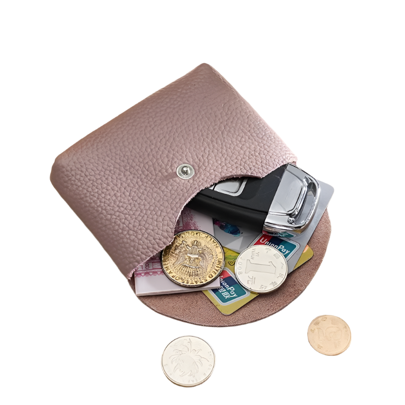 Hemasa Single/double Layer Money Wallet ID Credit Card Holder Keys Earphone Storage Bags