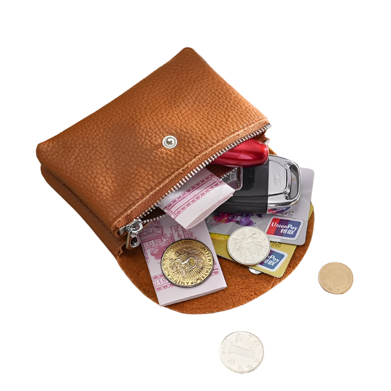 Hemasa Single/double Layer Money Wallet ID Credit Card Holder Keys Earphone Storage Bags