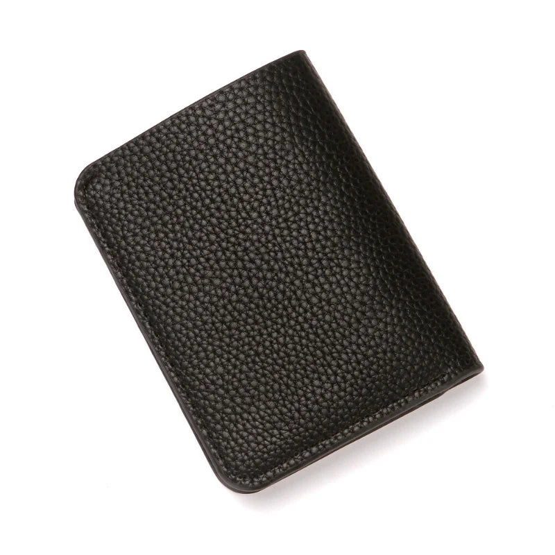 Men‘s PU Leather Wallet Money Pouch ID Credit Card Holder Coin Pouch Purse Short Clutch Black Coffee Wallet Change Money Pouch