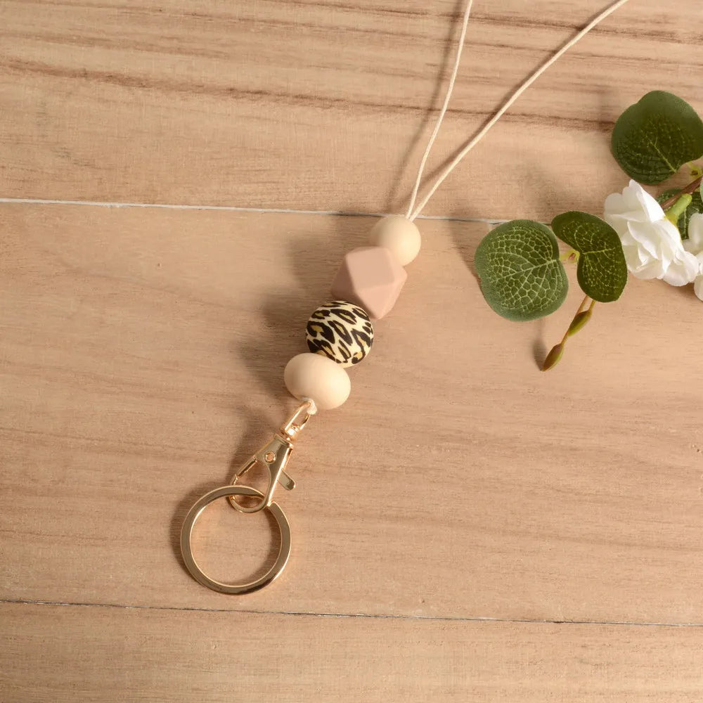 Hemasa Silicone Beads  Lanyards for ID Badges and Keys  for Women