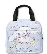 MINISO Cartoon Insulated Cinnamon Dog Kuromi Portable Lunch Bag Lunch Box Bag Student Office Workers Bring Meal Storage Bag