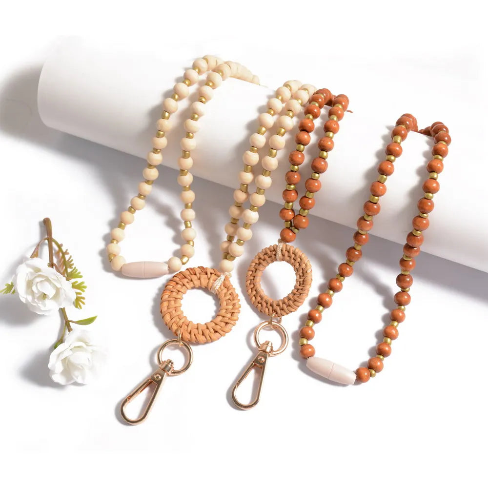 Hemasa Wooden Beads Lanyards  Gift for Teachers /Women