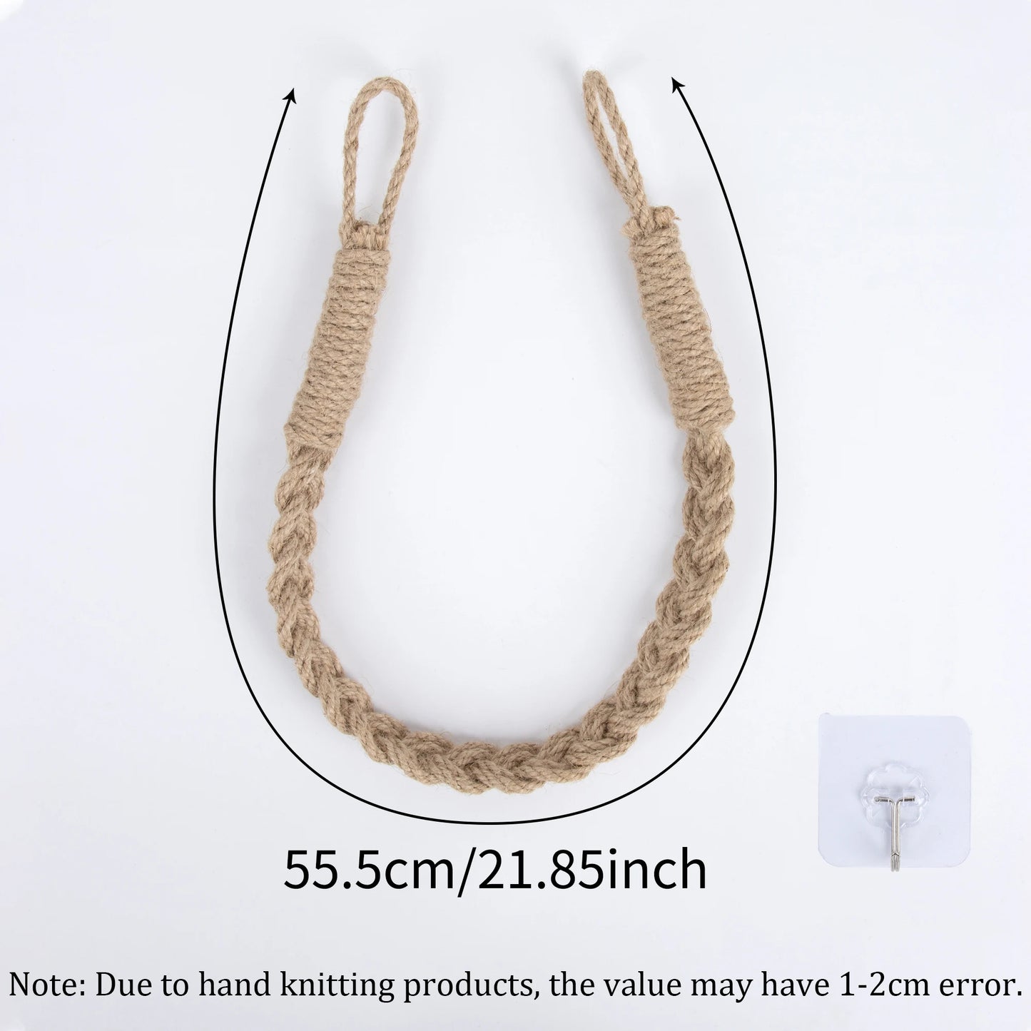 Macrame Curtain Tiebacks Hemp rope weaving Home Decoration Accessories Decorative Curtain Rope  Aurtain  Boho Home Decor