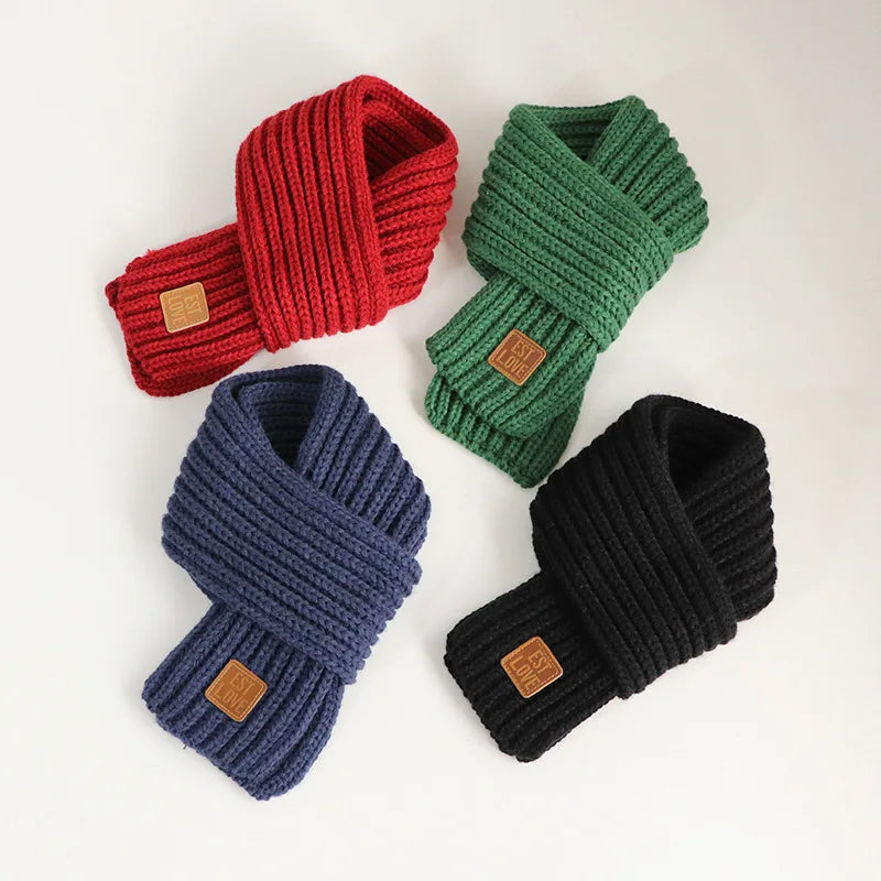 1-12years old Boys Girls Scarf Warm Winter Autumn Kids Collar Scarf Neck Warmer Children Scarf 1-12Y