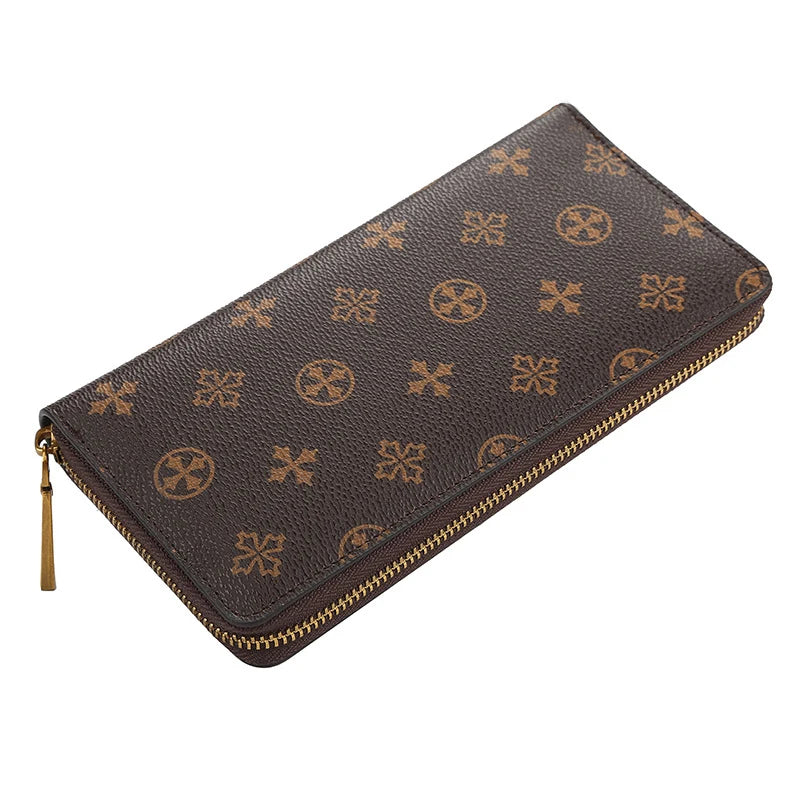 Luxury Designer Women's Wallets High	Quality Long Clutch Bag Card Holders Purses for Women Leather Wallet Zipper Dropshipping
