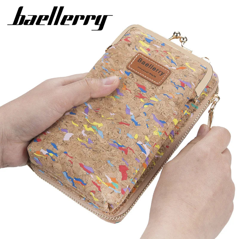 New Women Wallet Hasp Mobile Phone Bag Crossbody Shoulder Bag Zipper Clutch Lady Coin Purse Multi Card Holder Female Handbag