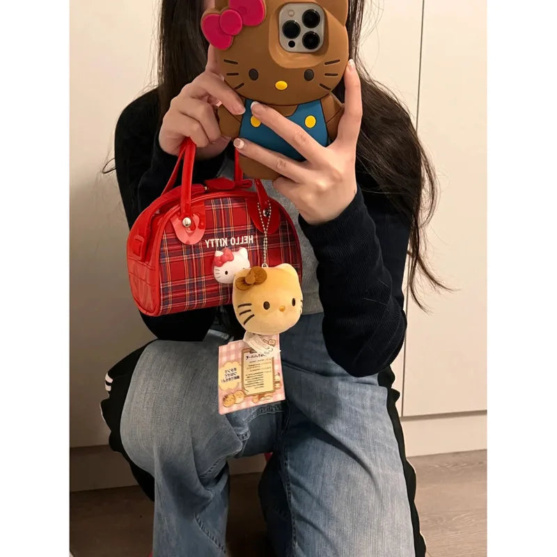 Sanrio Purses and Handbags Hello Kitty Bags for Women Melody Kuromi Cinnamoroll Kawaii Crossbody Case Cute Wallet Coin Pouch