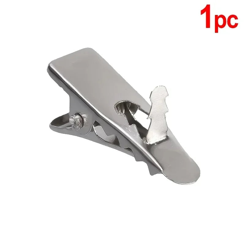 Mini Christmas Flowers Fixed Clips Xmas Tree Flower Metal Fixing Clip for New Year Navidad Noel Wreath Party Decoration Supplies