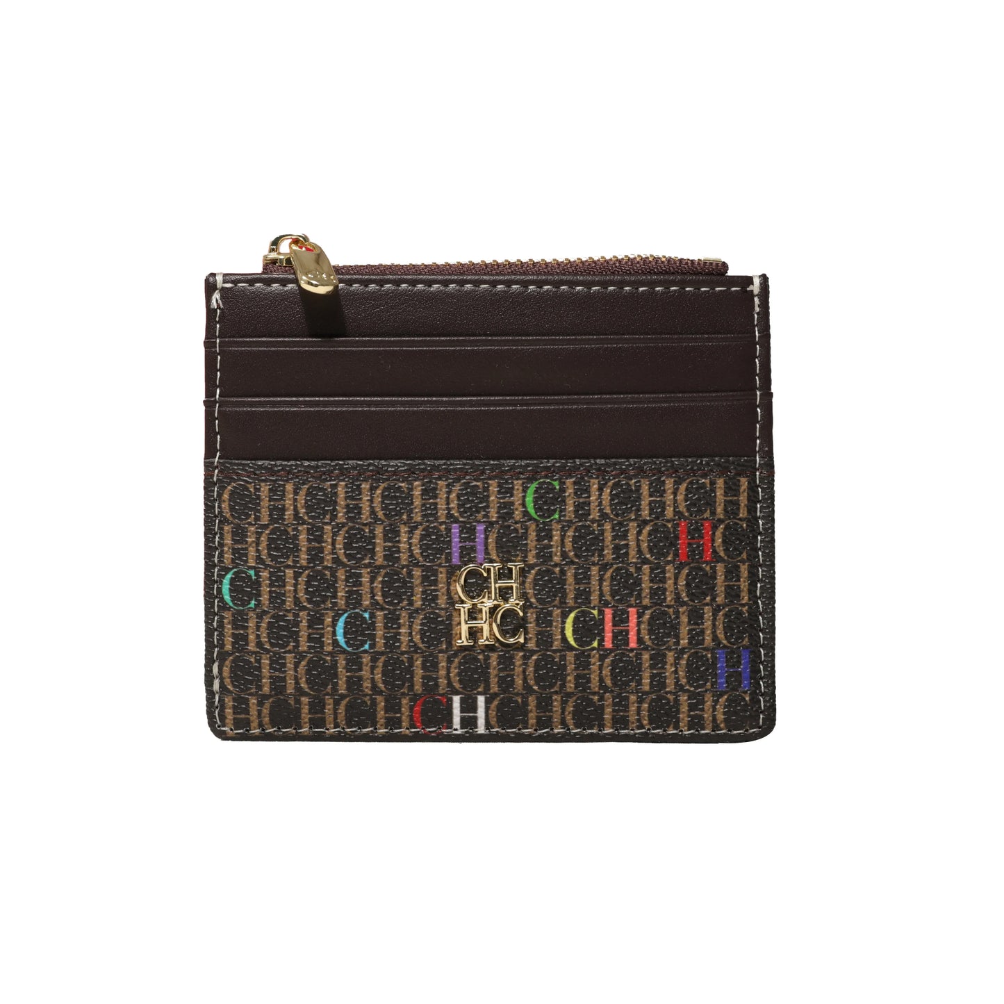 CH Portable Women's Wallet Exquisite Urine Decoration Durable and Elegant Brand Design Letter Decoration Zipper Card Bag