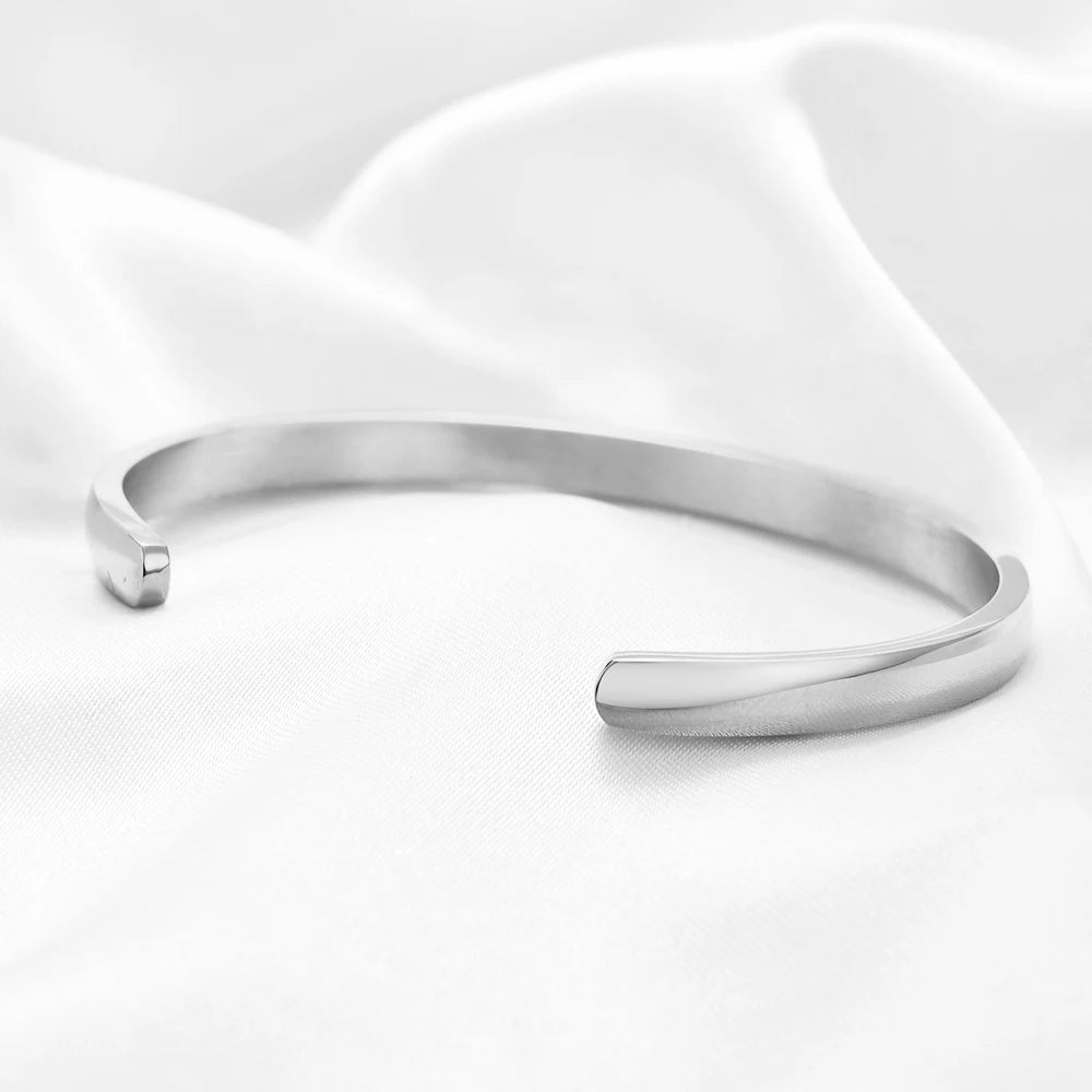 VQYSKO Star Bracelet Zircon Bangle Stacking Open Cuff Woman Jewelry Gifts For Her