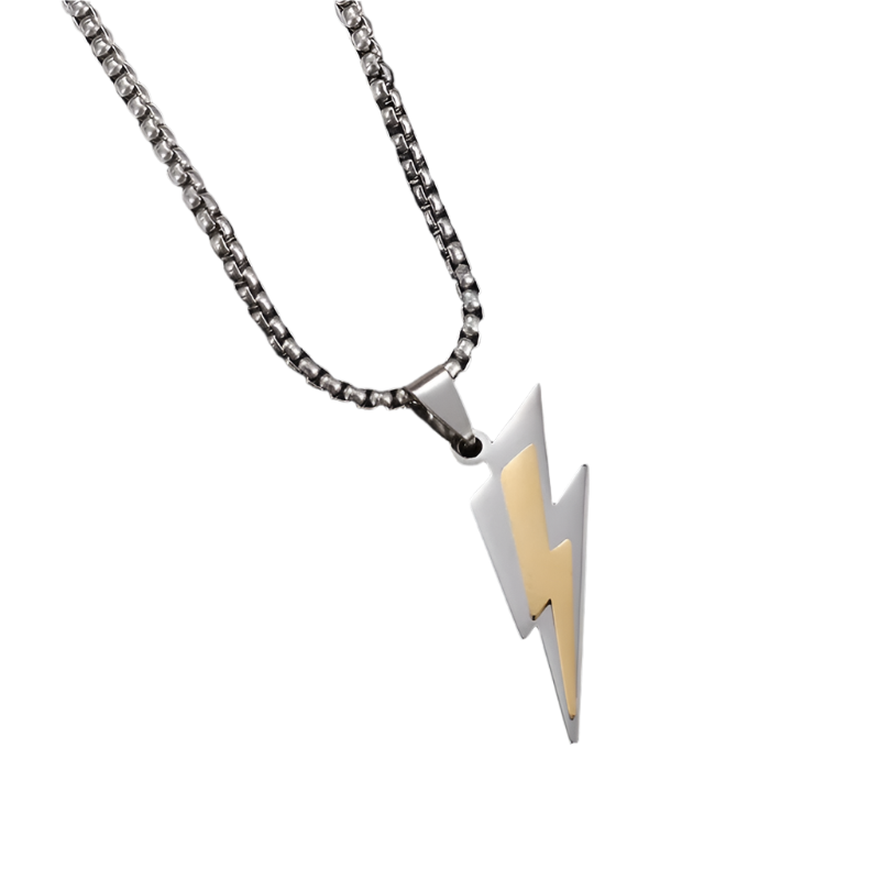 Hemasa  Trendy Gamepad Lightning Stainless Steel Necklaces For Women/Girls