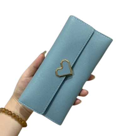 Hemasa Women Long Wallets Purses Luxury Love Heart Wallets for Ladies
