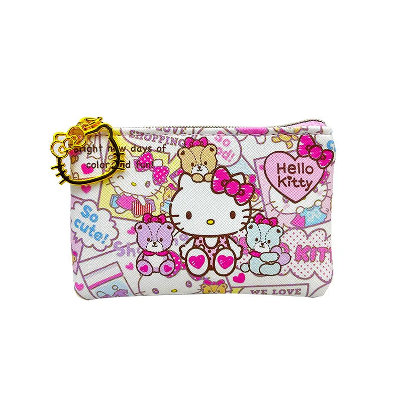 Tejesa Hello Kitty Girl Bank Card Coin Bag Coin Bags/ Mini Cute Zipper