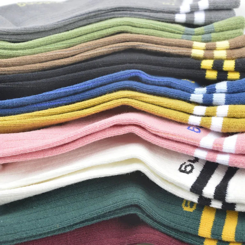 5 Pairs Boys Girls Cotton Breathable Socks Children Ankle Short SockBaby Kids Toddler Dancing Stockings 1-15Years Old