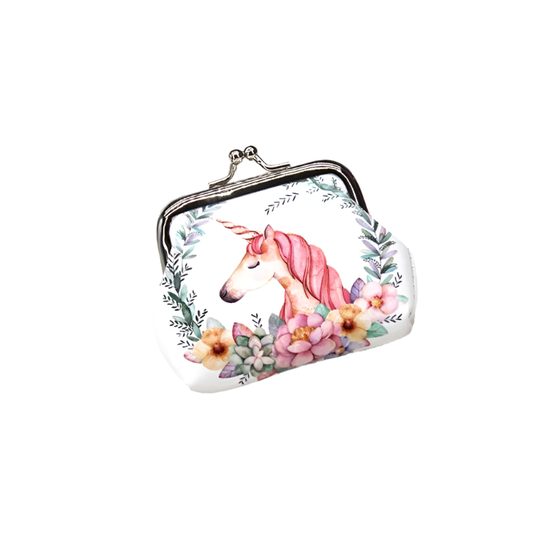 Hemasa Unicorn Coin Purses Holder Women  /Mini Change Wallets Girl Money Bag Coin Bag