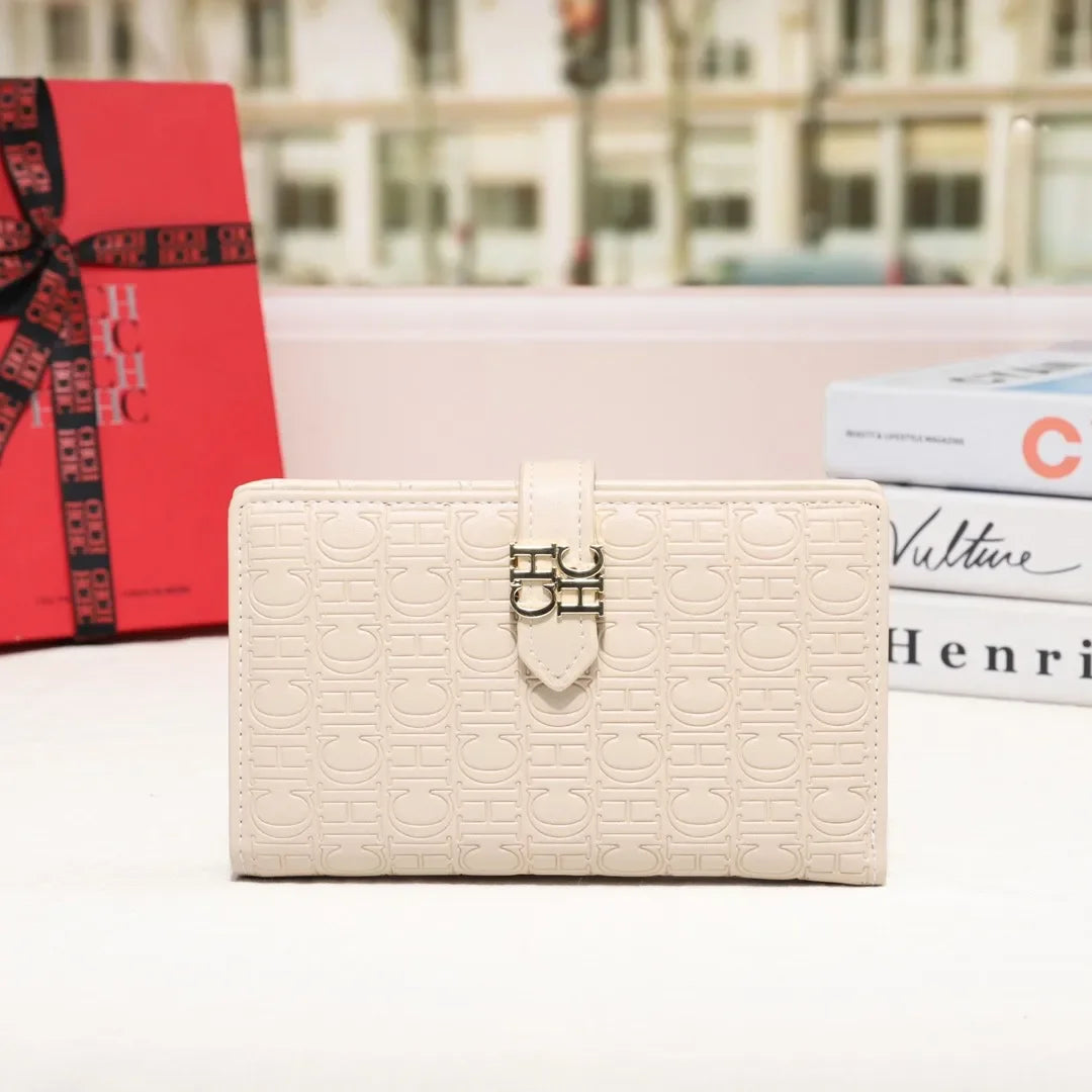 CH Luxury Brand Spring Fashion Women's Wallet Large Capacity Slot Coin 2025 High Quality Wallet Coin Wallet