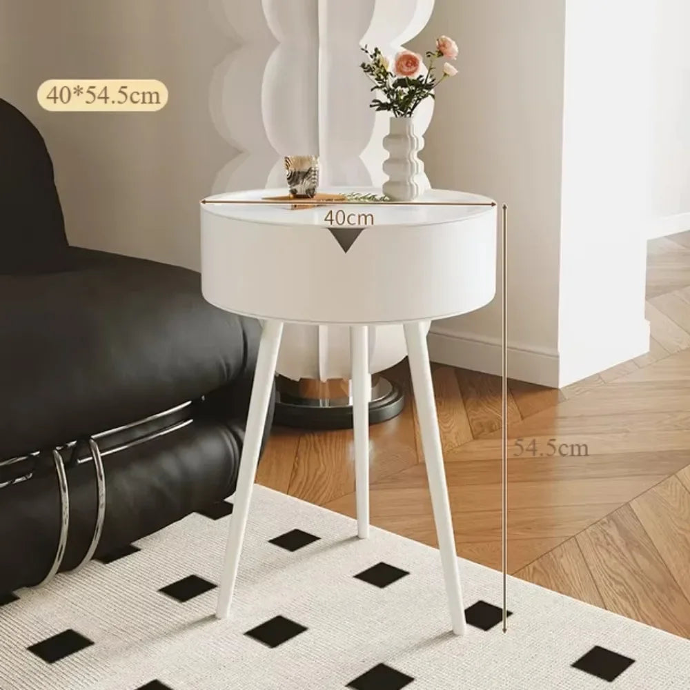 Hemasa Small Coffee Table /Bedside Cupboard Home Strong Load-bearing Tea Table