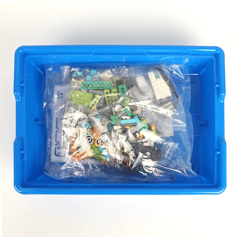 NEW 280PCS Parts WeDo 2.0 Robotics Construction Core Set Building Blocks Compatible with 45300 Scratch 3.0 Educational DIY Toys