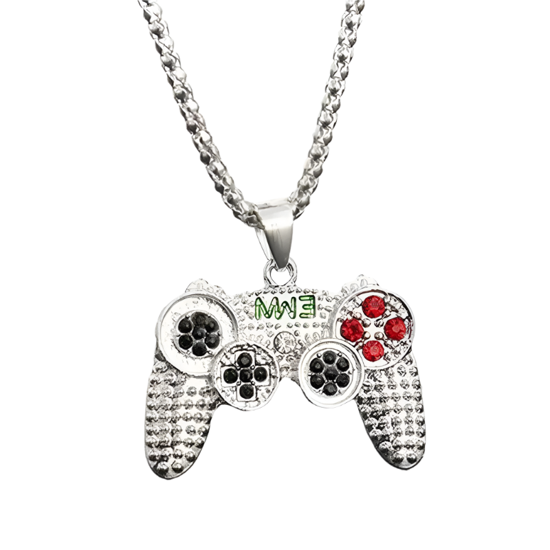 Hemasa  Trendy Gamepad Lightning Stainless Steel Necklaces For Women/Girls