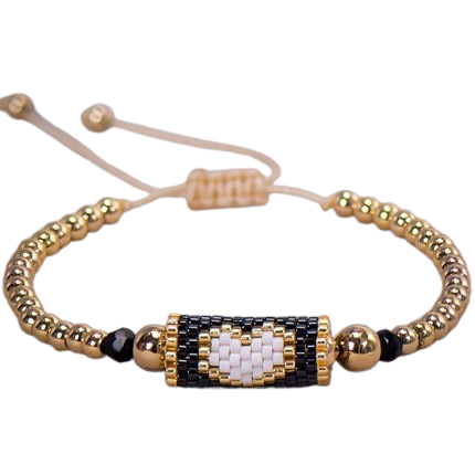Hemasa Miyuki Bead Bracelet Boho Style Woven Adjustable Thread For Women Jewelry Heart Ladies Accessory Birthday Gifts Party 2023 New
