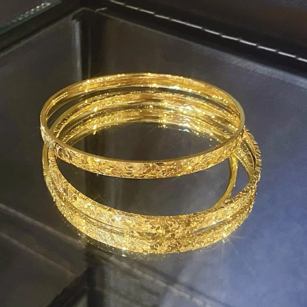 9999 Real Gold 24K Yellow Gold Dragon Scale Bracelet Honeycomb High Sense Bangle for Women Wedding Fine Jewelry