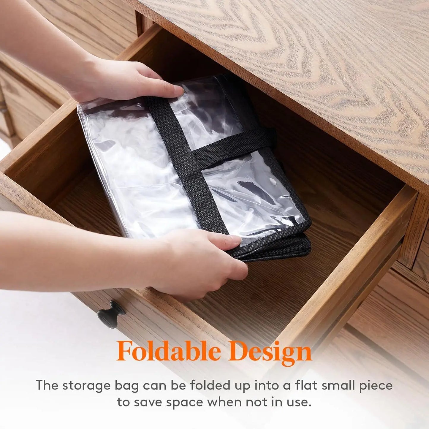 Tejesa Large Capacity PVC Storage Bag for Clothes And Quilts Transparent Moving Essential Cotton Quilt Storage Bag Home Organization