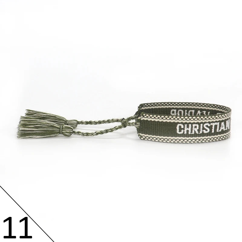 Woven Friendship Bracelets Adjustable Cotton Rope Cord Hand Made Christian Jewelry Bracelet