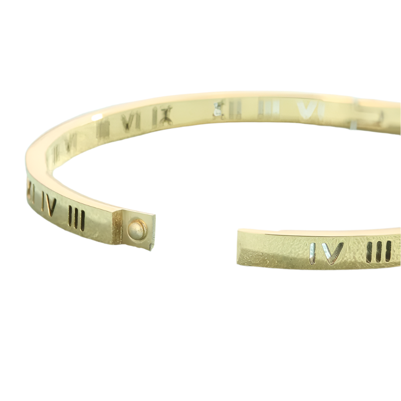 Hemasa Roman Bracelet For Women Stainless Steel Jewelry Accessories