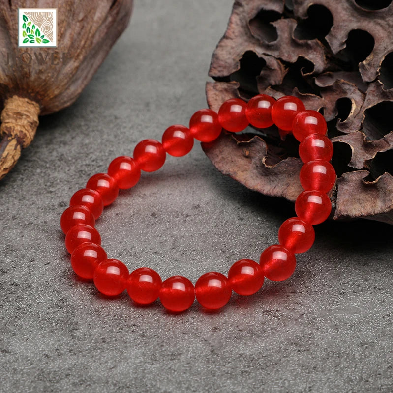 Natural Stone Red Quartzite Beads Bracelets Healing Visuddhi Chakra Stress Relief Reiki Yoga Blue Energy Bracelet 6/8/10/12mm