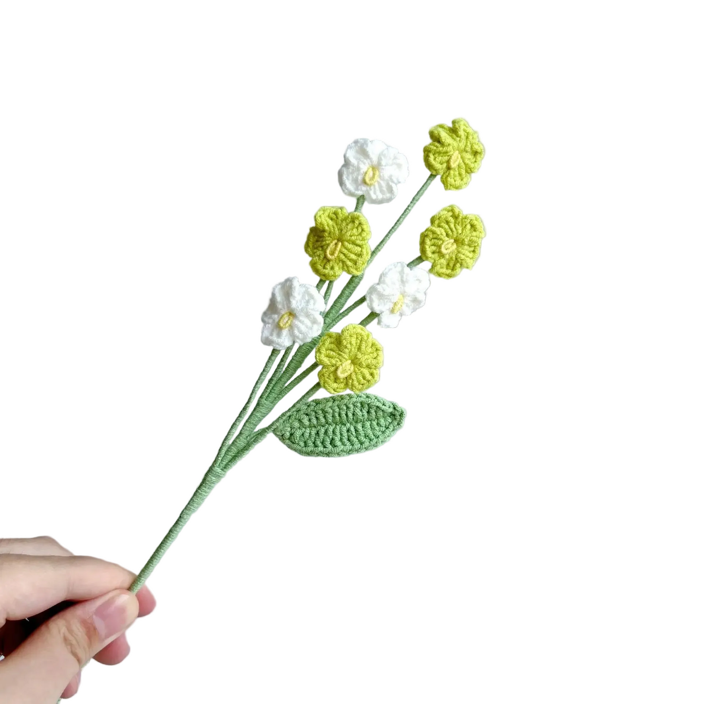 Hemasa Crochet Flower Knitted Bouquet Decor /Mini Handwoven Flowers /Home
