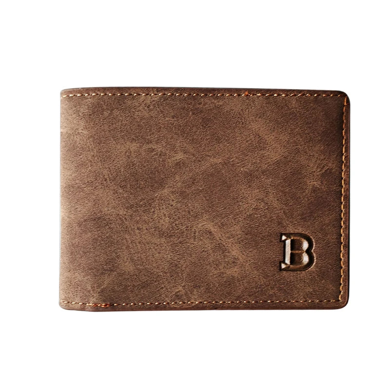 New Business Men Wallets Small Money Purses Wallets New Design Dollar Price Top Men Thin Wallet with Coin Bag Zipper Wallet