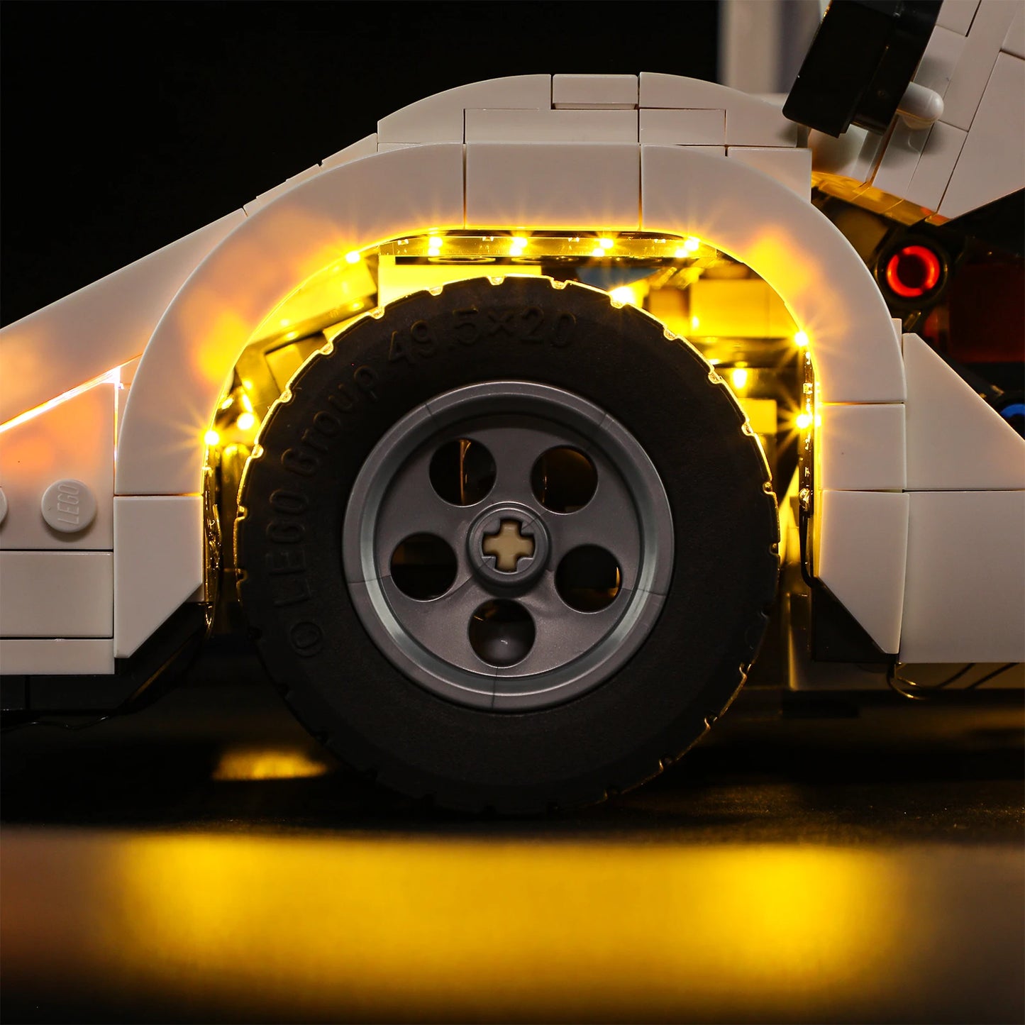 Car Led Light Kit For 10337 The Countach 5000 Quattrovalvole Not Include Building Block (Only Lighting Set)