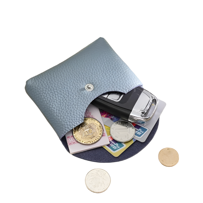 Hemasa Single/double Layer Money Wallet ID Credit Card Holder Keys Earphone Storage Bags