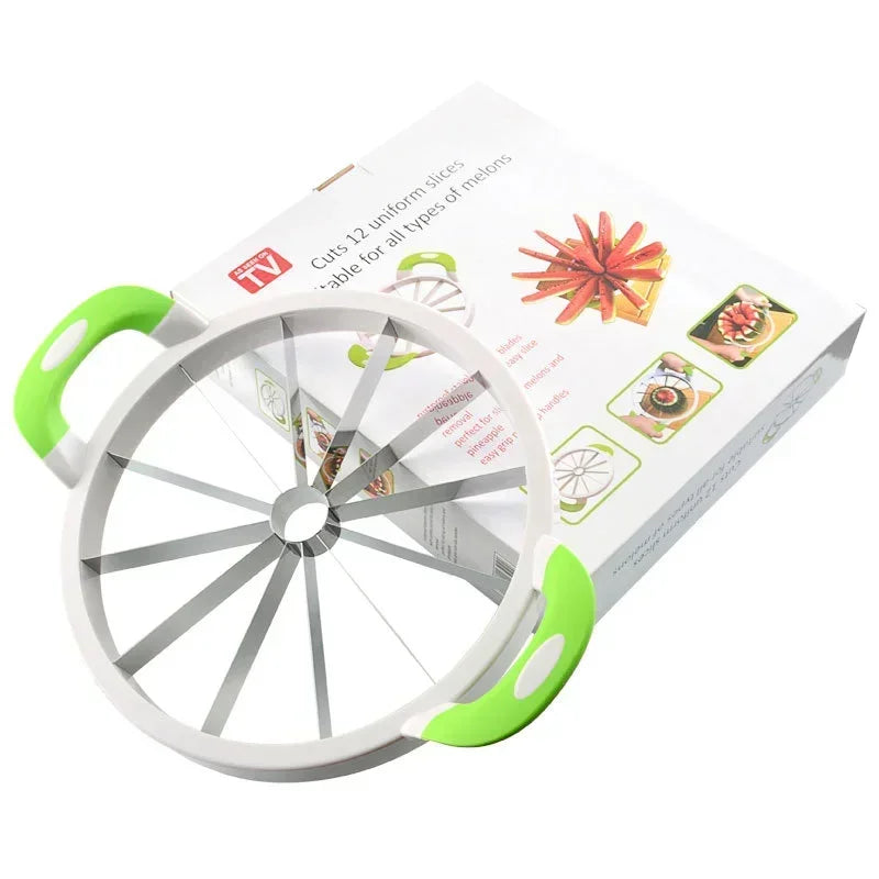 Hemasa Watermelon Slicer Cutter Knife/ Stainless Steel Fruit Cutting Slicer