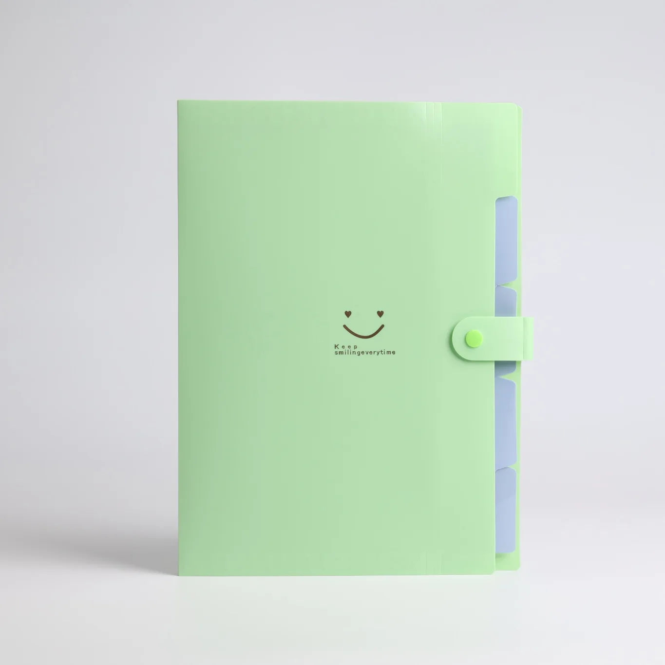 5page Classic Accordion File Folders - A4 Document Storage Bags with Plastic Material and Test Roll Holder - Durable and Expanda