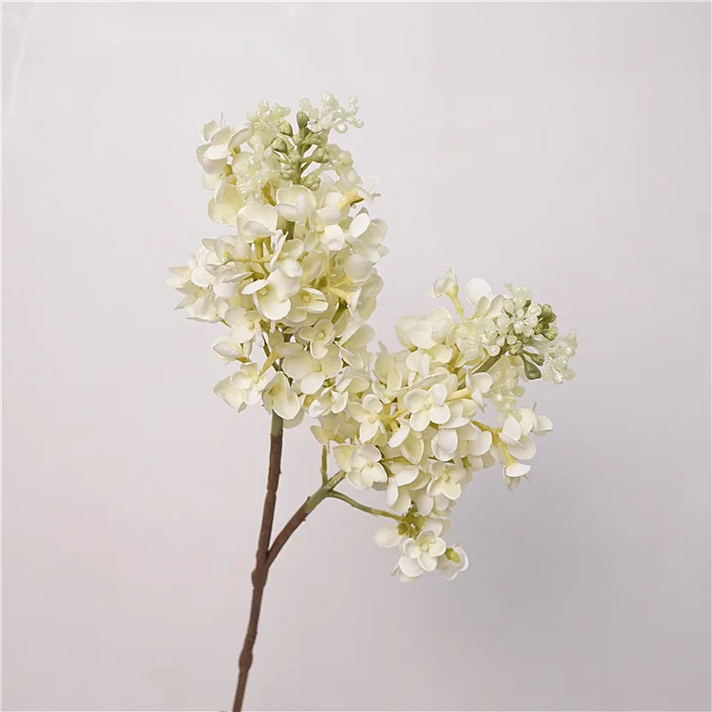 4Pc/lot Feel Real Touch Moisturizing Lilac Latex Artificial Flowers Home Table Decoration Floral Event Party Wedding Fake Flower