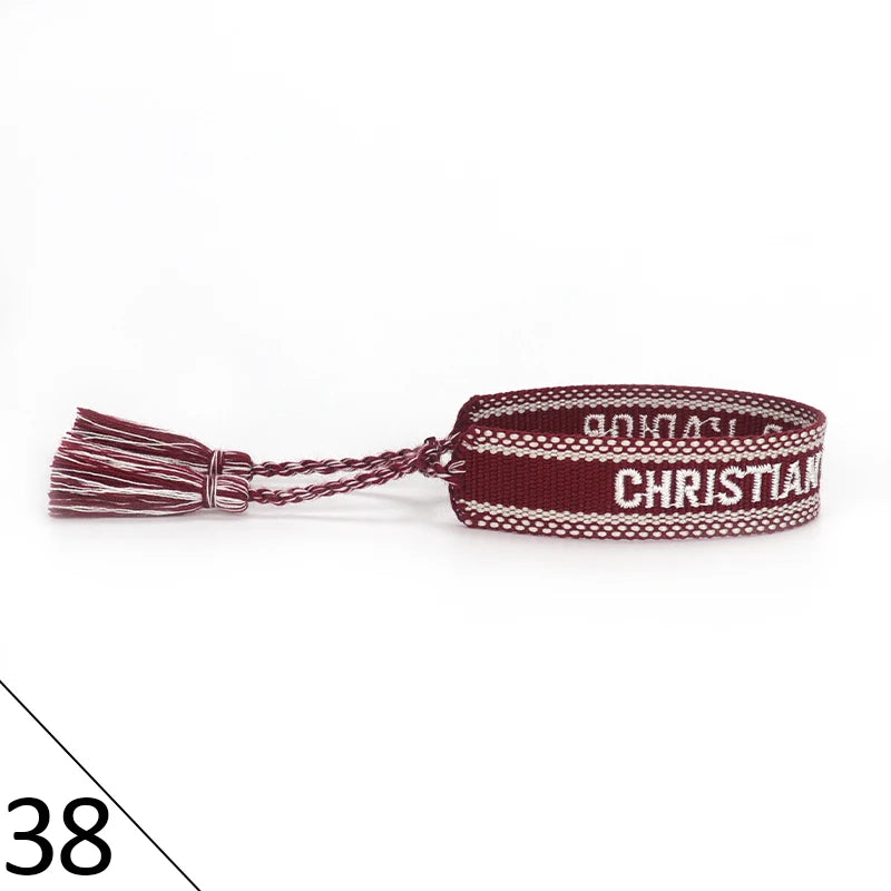 Woven Friendship Bracelets Adjustable Cotton Rope Cord Hand Made Christian Jewelry Bracelet
