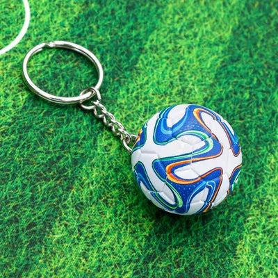 Creative Football keychain pendant souvenir fan small gift bag ball pendant key chains school activity gift keychain wholesale