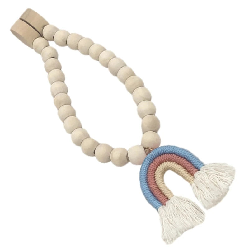 K1MF Bead Curtain Tiebacks Convenient Drapes TieBacks for Window Drapes