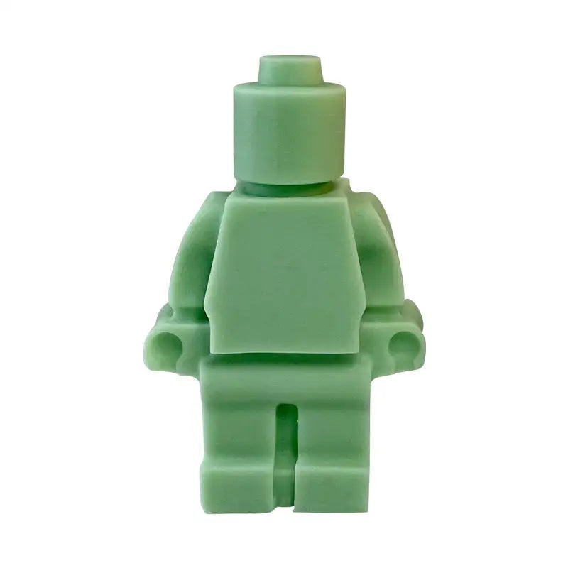 B0016 Home Decoration Christmas Gifts Craft Supplies DIY Lego Animal Cute Robot Silicone Candle Mold