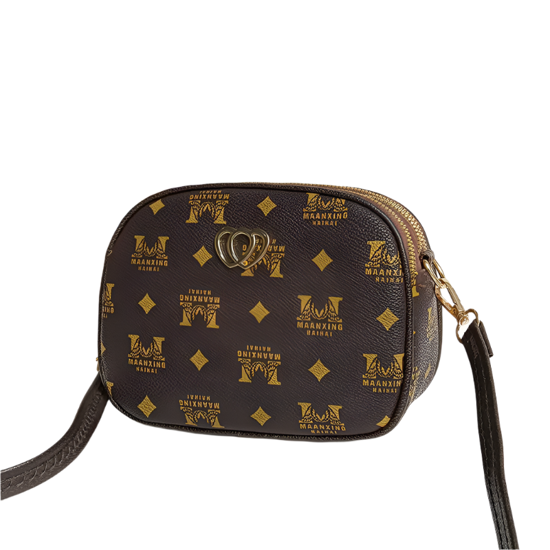 Hemasa 3 Zipper Women Crossbody Shoulder Large Capacity Female Bag Heart-shaped handBag