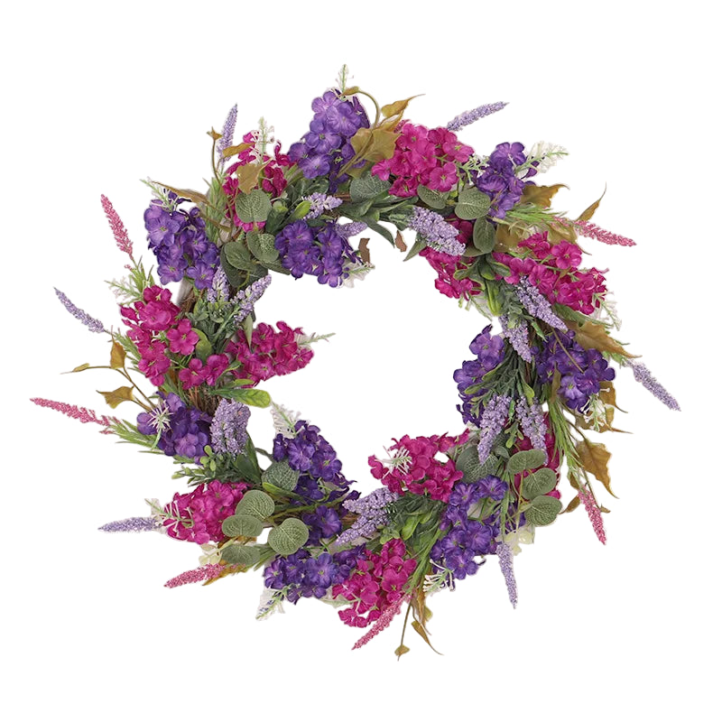 Tejesa Artificial Sunflower Spring Wreath for Front Door Green Eucalyptus Wreaths with Welcome Sign Wall Window Outdoor Decor