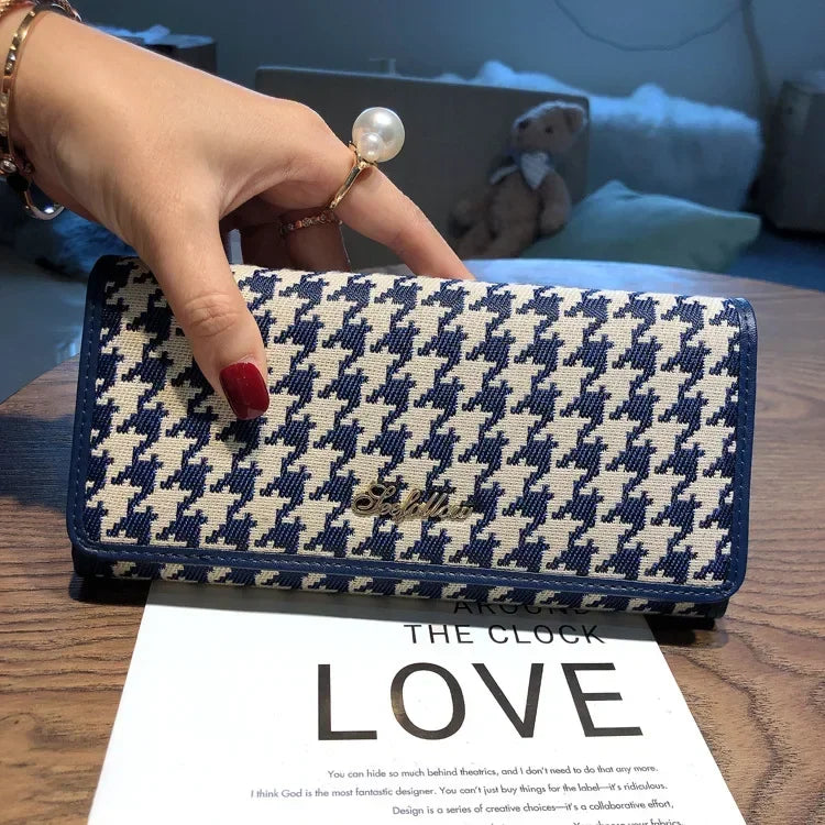 Hemasa Women's Long Leather  Wallet Large-capacity Phone Handbag Card Holder