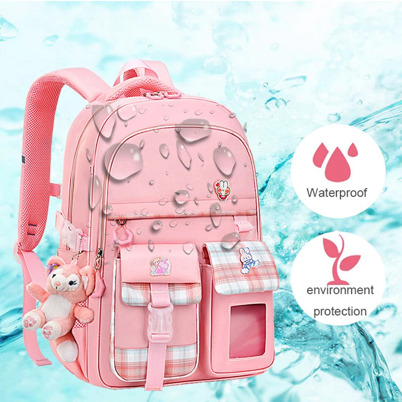 Hemasa Waterproof Schoolbag Cute Primary Backpack For Girls