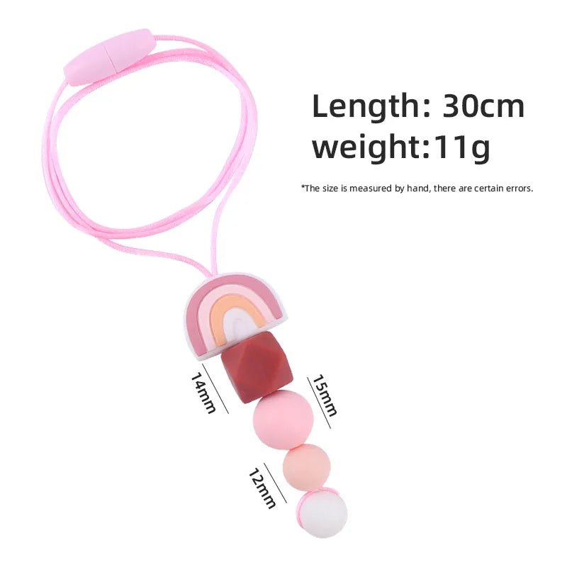 Hemasa Silicone Beads Nursing Mom Necklace Baby Gift