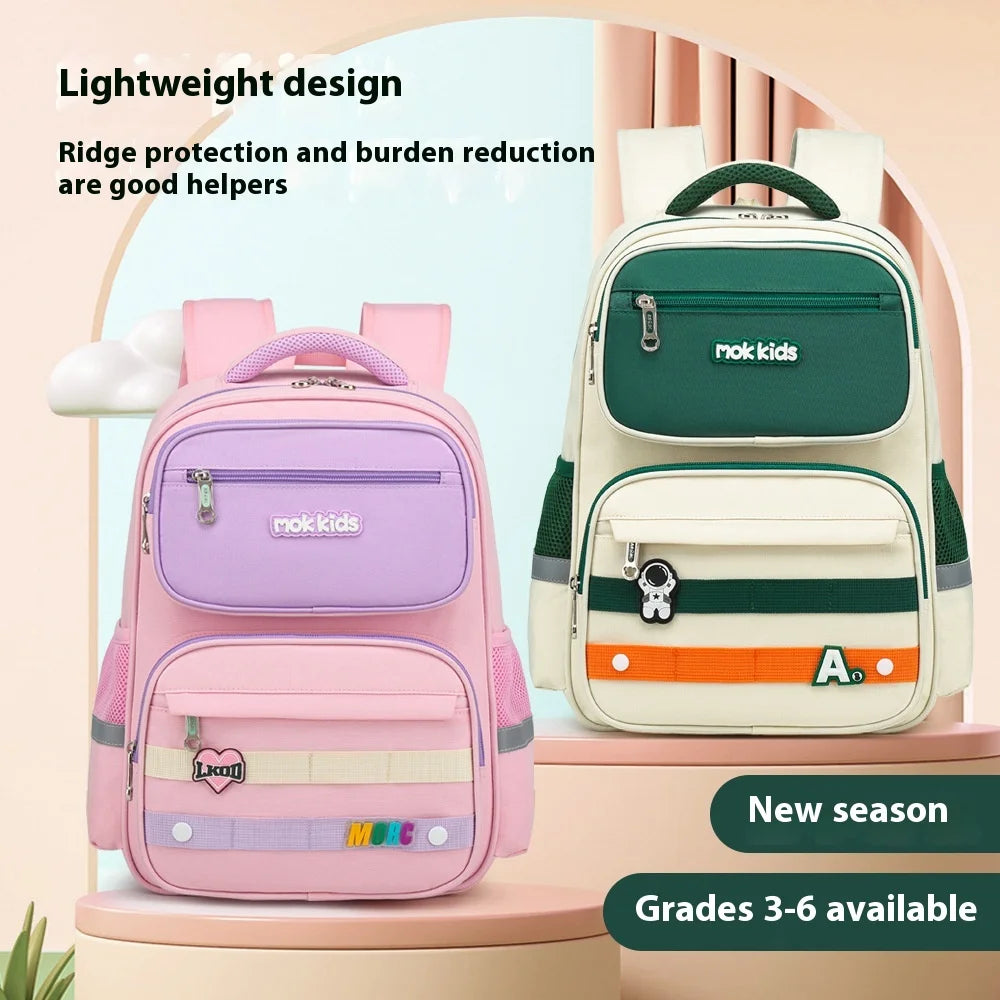 Primary Students Schoolbag School Bags For Girls Orthopedic back Children Backpacks mochila escolar Waterproof Kids Backpack